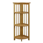 Étagère d'angle pliante à 4 niveaux - Flora Home