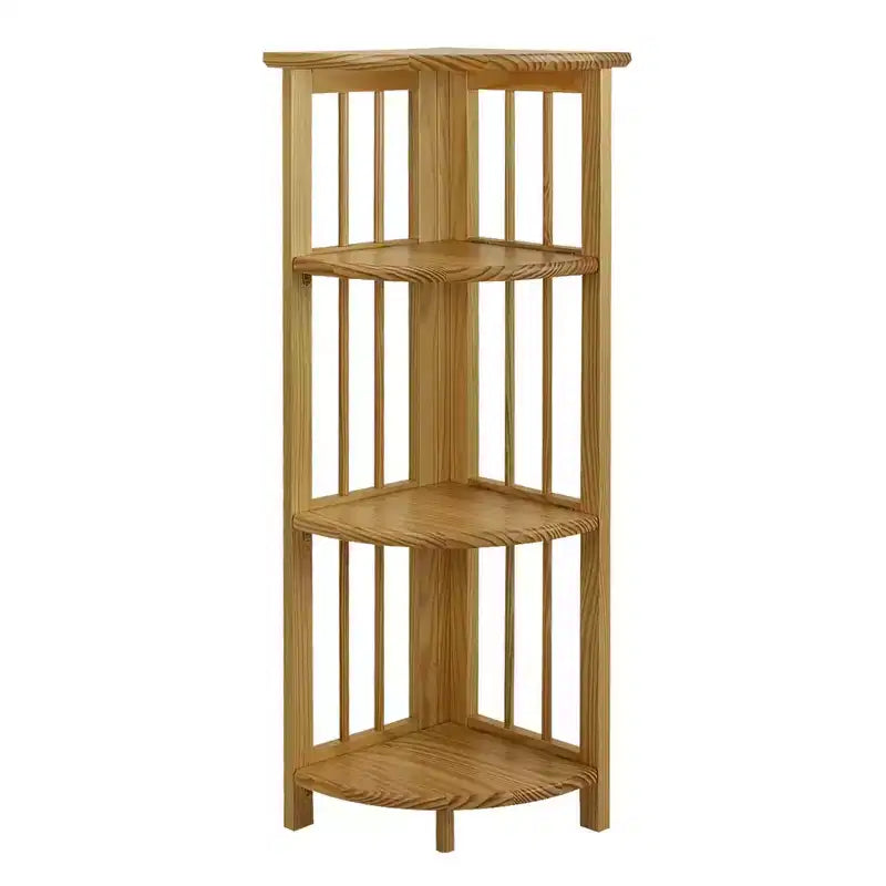 Étagère d'angle pliante à 4 niveaux - Flora Home