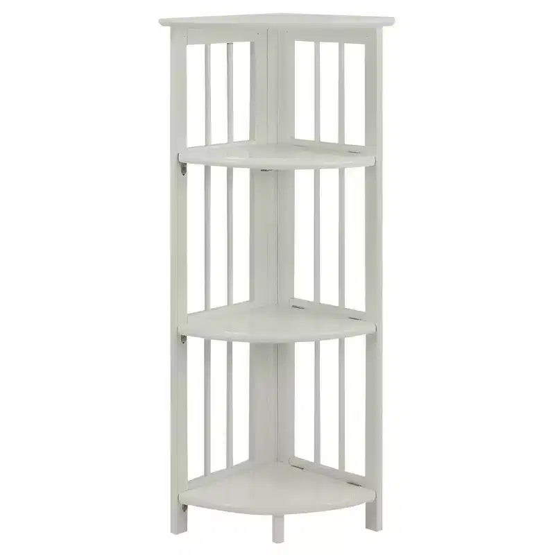 Étagère d'angle pliante à 4 niveaux - Flora Home