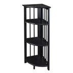 4 Shelf Corner Folding Bookcase - Flora Home