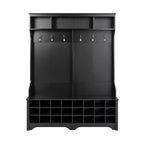 Meuble d'entrée Prepac de 60 po de large avec 24 casiers à chaussures