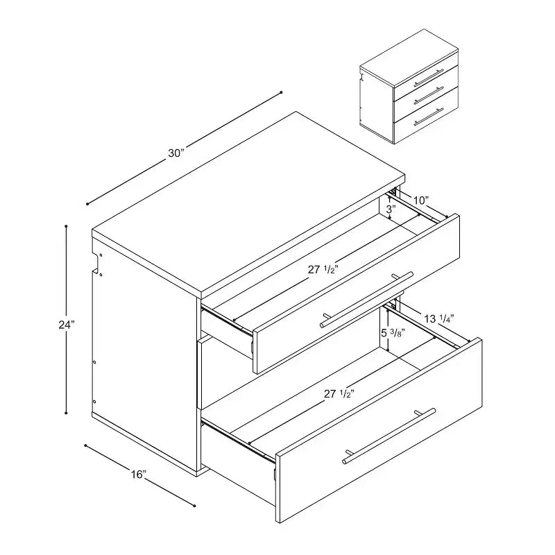 Lot de 6 armoires de rangement Hangups 120 - Prepac