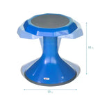 Tabouret oscillant ECR4Kids ACE Active Core Engagement, hauteur d'assise de 38 cm, siège flexible