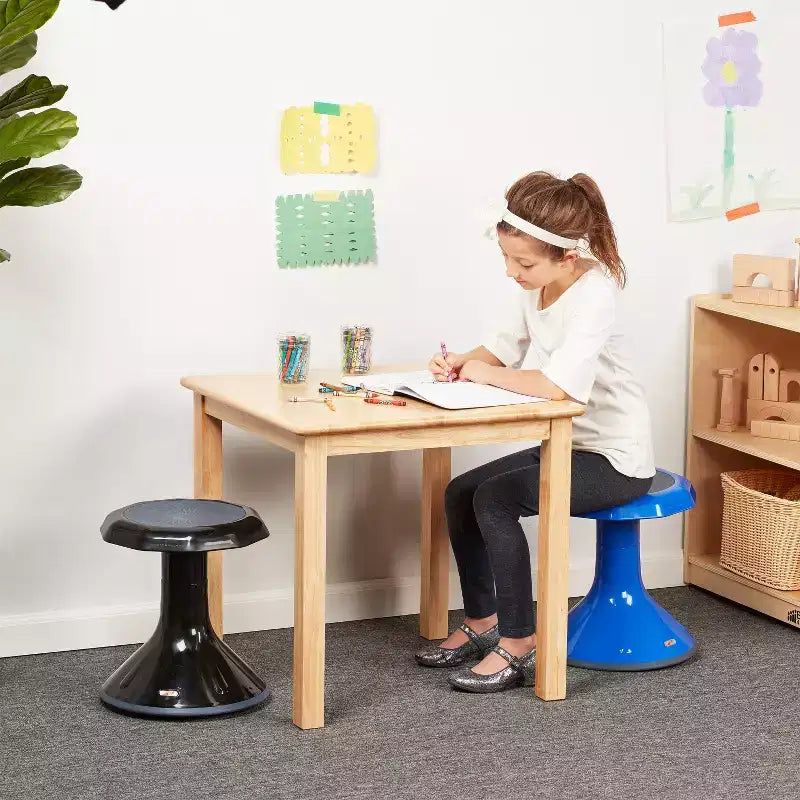Tabouret oscillant ECR4Kids ACE Active Core Engagement, hauteur d'assise de 38 cm, siège flexible