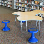 Tabouret oscillant ECR4Kids ACE Active Core Engagement, hauteur d'assise de 38 cm, siège flexible