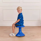 Tabouret oscillant ECR4Kids ACE Active Core Engagement, hauteur d'assise de 38 cm, siège flexible