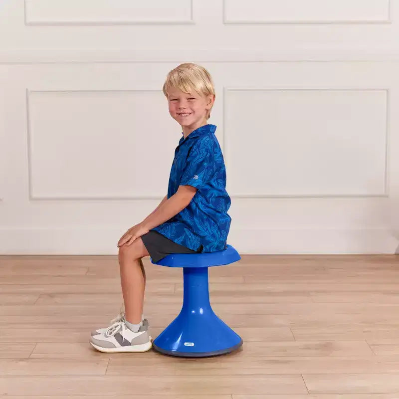Tabouret oscillant ECR4Kids ACE Active Core Engagement, hauteur d'assise de 38 cm, siège flexible