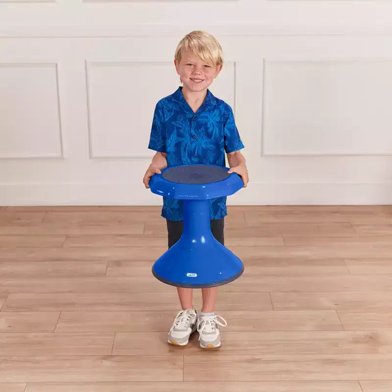 Tabouret oscillant ECR4Kids ACE Active Core Engagement, hauteur d'assise de 38 cm, siège flexible