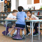 Tabouret oscillant ECR4Kids ACE Active Core Engagement, hauteur d'assise de 38 cm, siège flexible