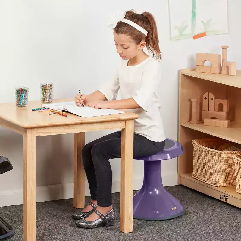 Tabouret oscillant ECR4Kids ACE Active Core Engagement, hauteur d'assise de 38 cm, siège flexible