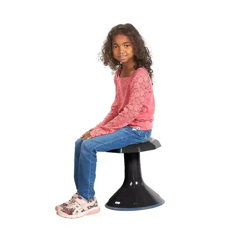 Tabouret oscillant ECR4Kids ACE Active Core Engagement, hauteur d'assise de 38 cm, siège flexible