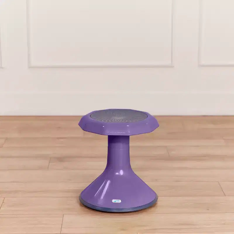 Tabouret oscillant ECR4Kids ACE Active Core Engagement, hauteur d'assise de 38 cm, siège flexible