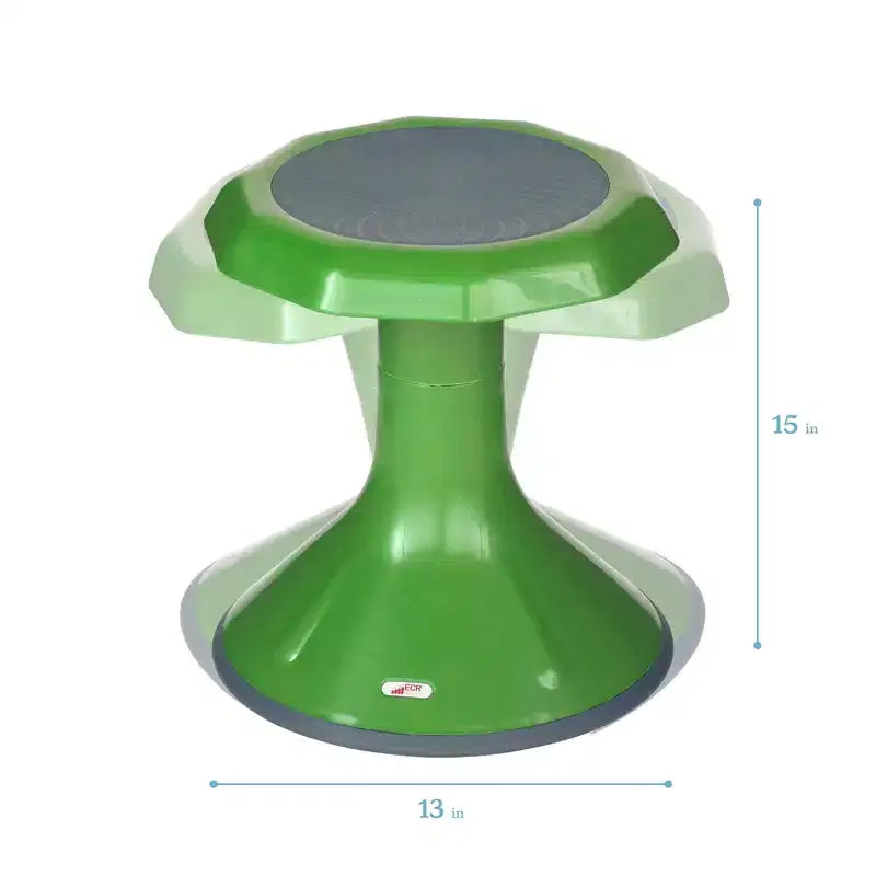 Tabouret oscillant ECR4Kids ACE Active Core Engagement, hauteur d'assise de 38 cm, siège flexible