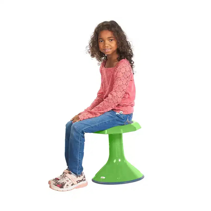 Tabouret oscillant ECR4Kids ACE Active Core Engagement, hauteur d'assise de 38 cm, siège flexible