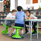 Tabouret oscillant ECR4Kids ACE Active Core Engagement, hauteur d'assise de 38 cm, siège flexible