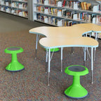 Tabouret oscillant ECR4Kids ACE Active Core Engagement, hauteur d'assise de 38 cm, siège flexible