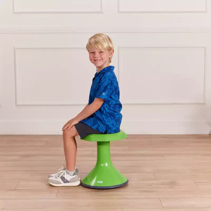 Tabouret oscillant ECR4Kids ACE Active Core Engagement, hauteur d'assise de 38 cm, siège flexible