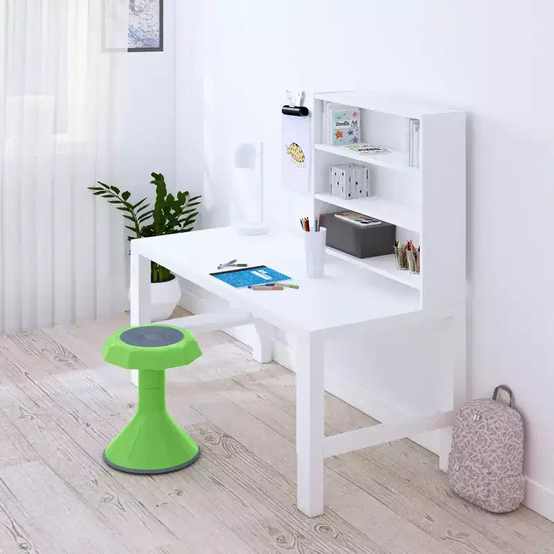 Tabouret oscillant ECR4Kids ACE Active Core Engagement, hauteur d'assise de 38 cm, siège flexible