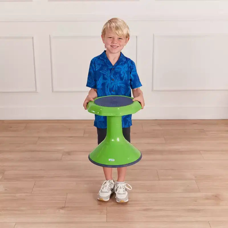Tabouret oscillant ECR4Kids ACE Active Core Engagement, hauteur d'assise de 38 cm, siège flexible