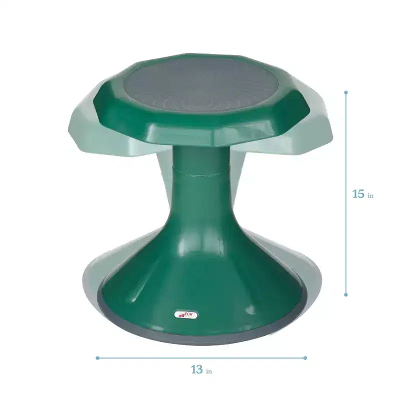 Tabouret oscillant ECR4Kids ACE Active Core Engagement, hauteur d'assise de 38 cm, siège flexible