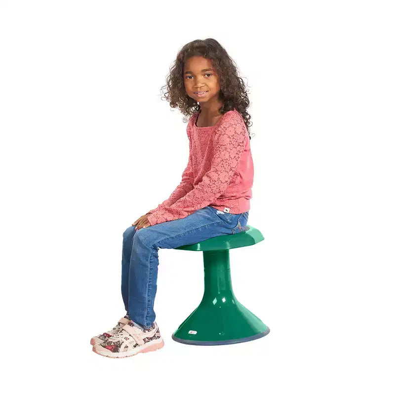 Tabouret oscillant ECR4Kids ACE Active Core Engagement, hauteur d'assise de 38 cm, siège flexible