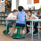 Tabouret oscillant ECR4Kids ACE Active Core Engagement, hauteur d'assise de 38 cm, siège flexible