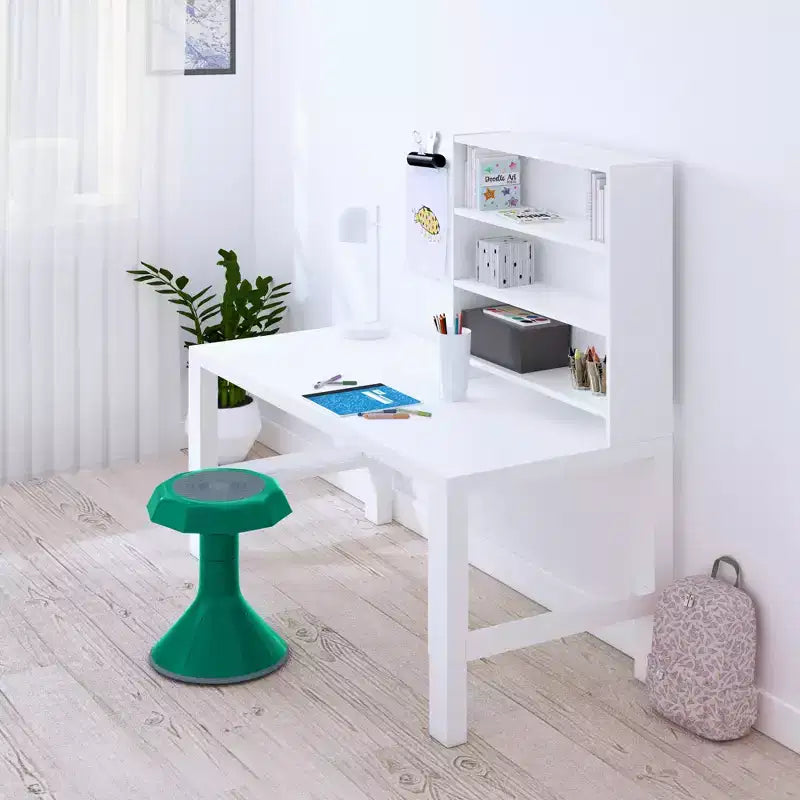 Tabouret oscillant ECR4Kids ACE Active Core Engagement, hauteur d'assise de 38 cm, siège flexible