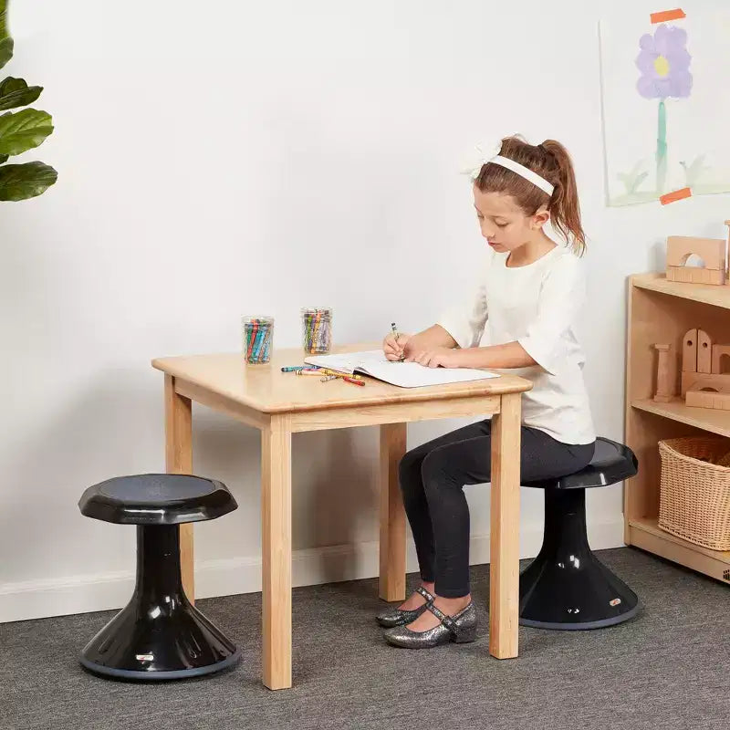 Tabouret oscillant ECR4Kids ACE Active Core Engagement, hauteur d'assise de 38 cm, siège flexible