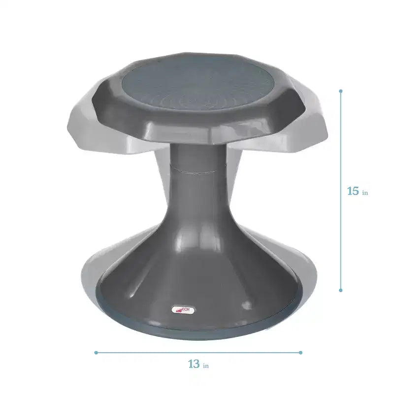 Tabouret oscillant ECR4Kids ACE Active Core Engagement, hauteur d'assise de 38 cm, siège flexible
