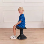 Tabouret oscillant ECR4Kids ACE Active Core Engagement, hauteur d'assise de 38 cm, siège flexible