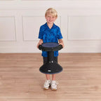 Tabouret oscillant ECR4Kids ACE Active Core Engagement, hauteur d'assise de 38 cm, siège flexible