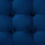 Banc ottoman de rangement capitonné en velours Kaylee - Baxton Studio