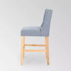 Lot de 2 tabourets de bar à hauteur de comptoir Landria Wingback capitonnés - Christopher Knight Home
