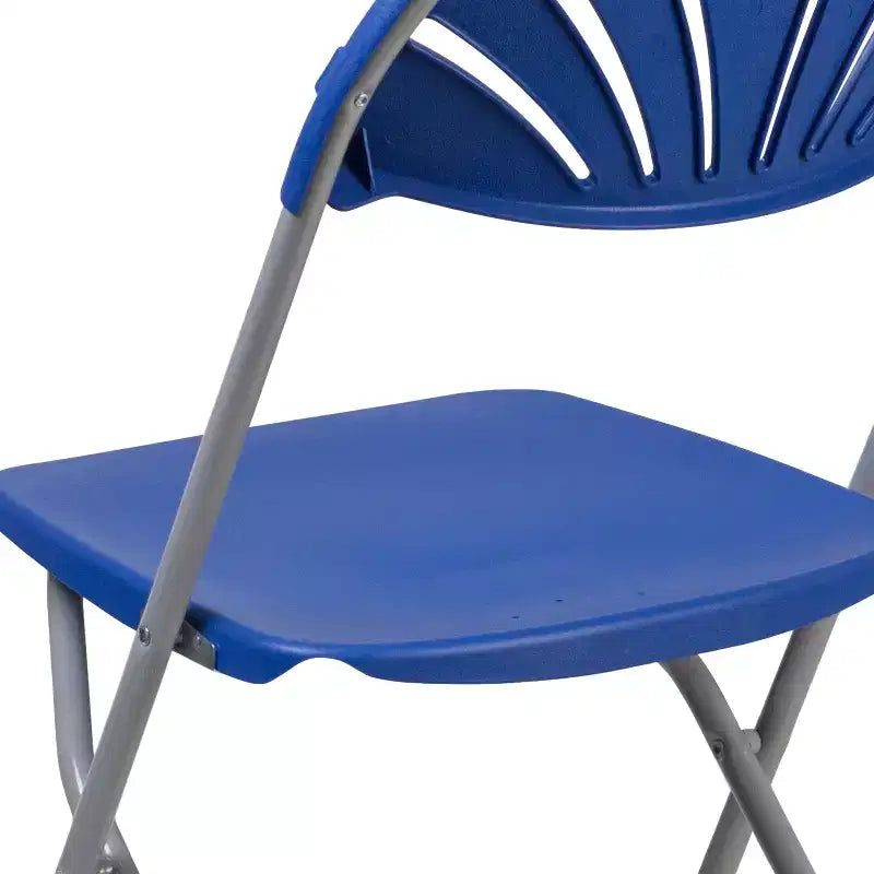 Chaise pliante Flash Furniture, série HERCULES, lot de 8, dossier éventail en plastique, capacité de 295 kg