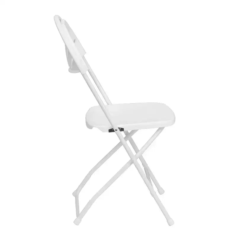 Chaise pliante Flash Furniture, série HERCULES, lot de 8, dossier éventail en plastique, capacité de 295 kg