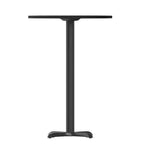 Dessus de table rond stratifié Flash Furniture de 36 po avec base de table hauteur bar de 30 po x 30 po