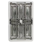 Ensemble de 3 bancs et tables pliantes portables en plastique Flash Furniture