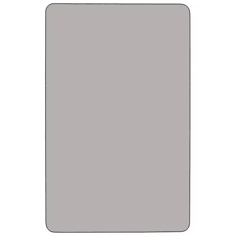 Flash Furniture Table d'activités rectangulaire en stratifié haute pression de 61 cm (24 po) de large x 122 cm (48 po) de long – Pieds courts réglables en hauteur