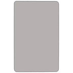 Flash Furniture Table d'activités rectangulaire en stratifié haute pression de 61 cm (24 po) de large x 122 cm (48 po) de long – Pieds courts réglables en hauteur