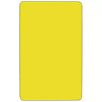 Flash Furniture Mobile Table d'activités rectangulaire en stratifié HP 76 x 183 cm – Piètement réglable en hauteur standard