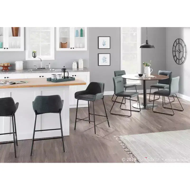 Lot de 2 tabourets de bar industriels Daniella - LumiSource