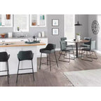 Lot de 2 tabourets de bar industriels Daniella - LumiSource