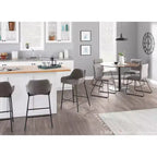 Lot de 2 tabourets de bar industriels Daniella - LumiSource