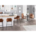 Lot de 2 tabourets de bar industriels Daniella - LumiSource