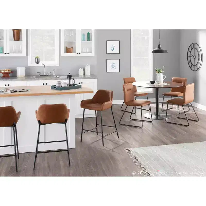 Lot de 2 tabourets de bar industriels Daniella - LumiSource