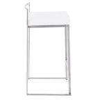 Ensemble de 2 tabourets de bar empilables contemporains Fuji - LumiSource