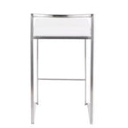 Ensemble de 2 tabourets de bar empilables contemporains Fuji - LumiSource