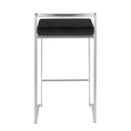 Ensemble de 2 tabourets de bar empilables contemporains Fuji - LumiSource