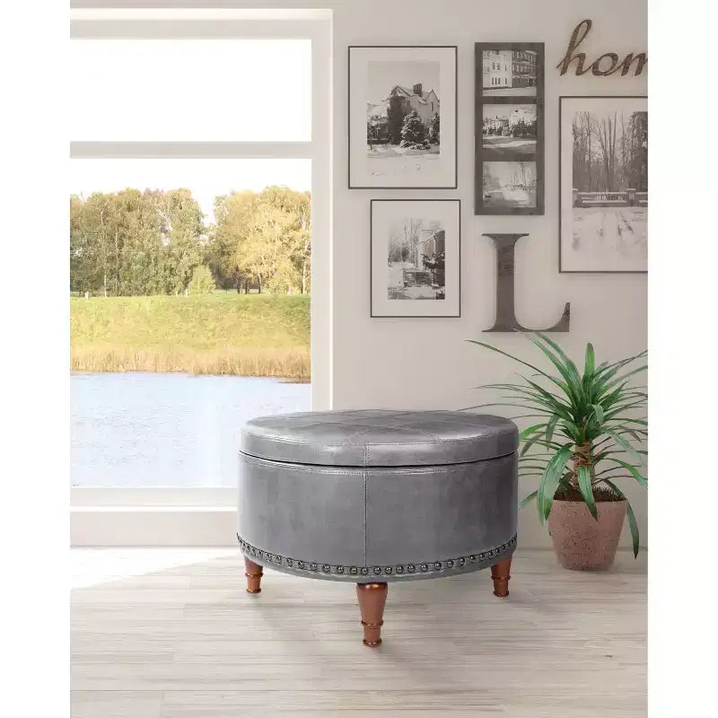 Pouf de rangement Alloway - OSP Home Furnishings