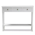 Console de rangement Calvin en bois à 3 tiroirs – Baxton Studio
